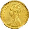 Image 1 : British India. Mohur, 1862-C. NGC MS61