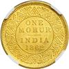 Image 2 : British India. Mohur, 1862-C. NGC MS61