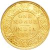 Image 2 : British India. Mohur, 1882-C. PCGS AU55