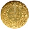 Image 2 : British India. Restrike 2 Annas in gold, 1897-C. NGC MS62