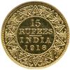 Image 2 : British India. Restrike 15 Rupees, 1918-B. NGC MS64