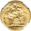 Image 2 : British India. Sovereign, 1918-I. NGC MS64