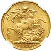 Image 2 : British India. Sovereign, 1918-I. NGC MS63