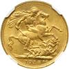 Image 2 : British India. Sovereign, 1918-I. NGC MS63