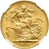 Image 2 : British India. Sovereign, 1918-I. NGC MS63