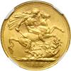 Image 2 : British India. Sovereign, 1918-I. NGC MS61