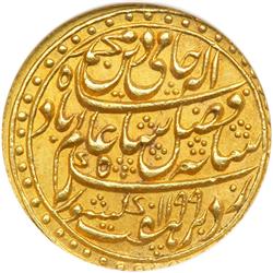 Bengal Presidency. Mohur, AH1199/19 (1769-1788). NGC MS62