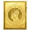 Image 1 : Iran. Gold 14 Rials Postage Stamp, SH.1347 (1967). PF