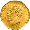 Image 1 : Italy. 20 Lire, 1865-T. NGC MS63