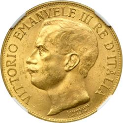 Italy. 50 Lire, 1911-R. NGC MS63