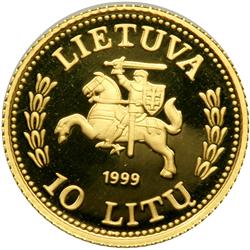 Lithuania. 10 Litu, 1999. PF