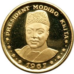 Mali. 25 Francs, 1967. PF