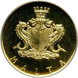 Malta. 50 Pounds, 1974. PCGS MS66