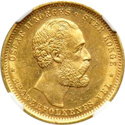Norway. 20 Kroner, 1902. NGC MS63