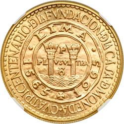 Peru. 100 Soles, 1965. NGC MS64