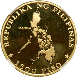 Philippines. 1500 Piso, 1976. NGC PF68