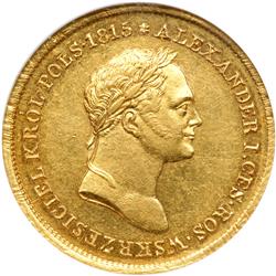 Poland. 50 Zlotych, 1829-FH. NGC AU55