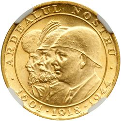 Romania. 20 Lei, 1944. NGC MS62
