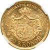 Image 2 : Sweden. 20 Kronor, 1884-EB. NGC MS64