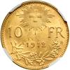 Image 2 : Switzerland. 10 Francs, 1912-B. NGC MS63