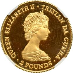 Tristan da Cunha. 2 Pounds, 1983. NGC PF68