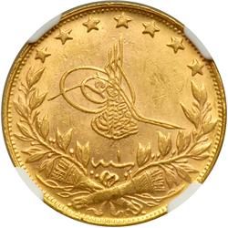 Turkey. 100 Kurush, AH1336/1. NGC MS63