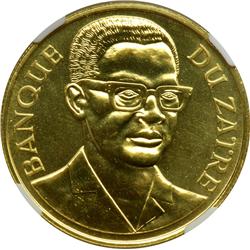 Zaire. 100 Zaires, 1975. NGC MS68