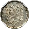Image 2 : Albania. Prova Frang Ari, 1927-R. NGC MS64