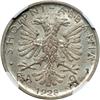 Image 2 : Albania. Prova 2 Franga Ari, 1928-R. NGC MS65