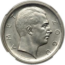 Albania. Prova 2 Lek, 1928-R. NGC MS65