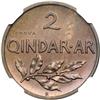 Image 2 : Albania. Prova 2 Qindar Ari, 1935-R. NGC MS64
