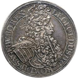 Austria. Taler, 1698 (Vienna). NGC AU53