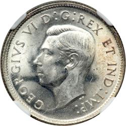 Canada. 25 Cents, 1938. NGC MS63