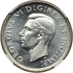 Canada. 25 Cents, 1946. NGC MS64