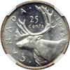 Image 2 : Canada. 25 Cents, 1946. NGC MS64