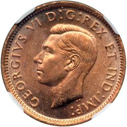 Canada. Cent, 1946. NGC MS63