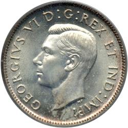 Canada. 25 Cents, 1947. PCGS MS65