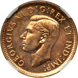 Canada. Cent, 1947. NGC MS62