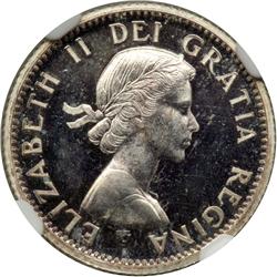Canada. 10 Cents, 1953. NGC MS65