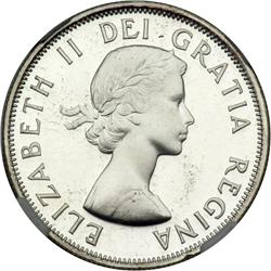 Canada. 50 Cents, 1955. NGC MS67