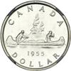 Image 2 : Canada. Dollar, 1955. NGC MS66