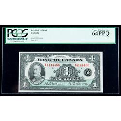 BC-1b 1935B $1. PCGS Very Choice New 64PPQ