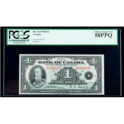 BC-1b 1935B $1. PCGS Choice About New 58PPQ