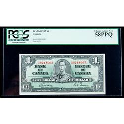 BC-21d 1937 $1. PCGS Choice About New 58PPQ