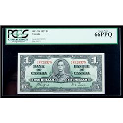 BC-21d 1937 $1. PCGS Gem New 66PPQ