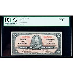 BC-22b 1937 $2. PCGS About New 53