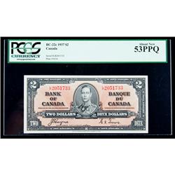 BC-22c 1937 $2. PCGS About New 53PPQ