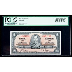 BC-22c 1937 $2. PCGS Choice About New 58PPQ