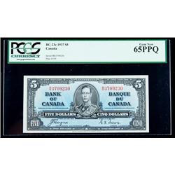 BC-23c 1937 $5. PCGS Gem New 65PPQ