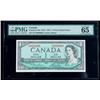 Image 1 : BC-37dA 1954 $1. Replacement. PMG Gem Uncirculated 65EP